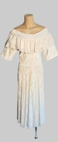 Mermaid Maxi Dress - White