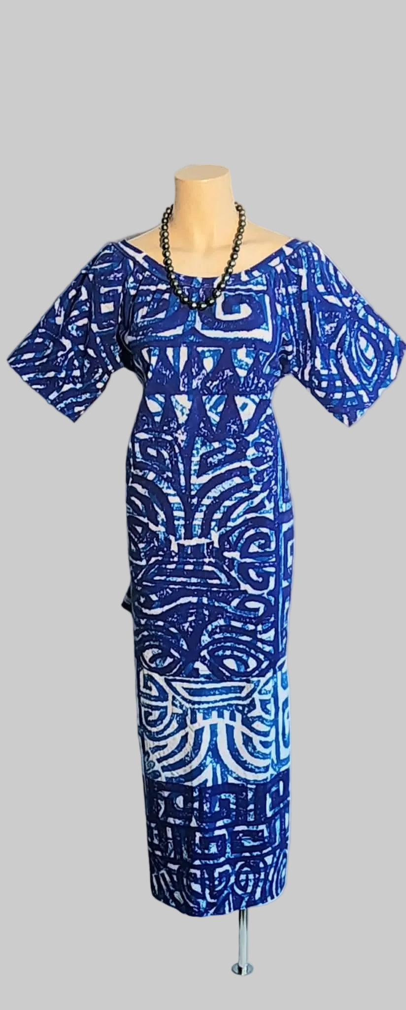 Manea Puletasi Blue/Wht