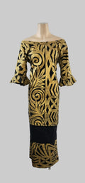 Puletasi Gold/Blk