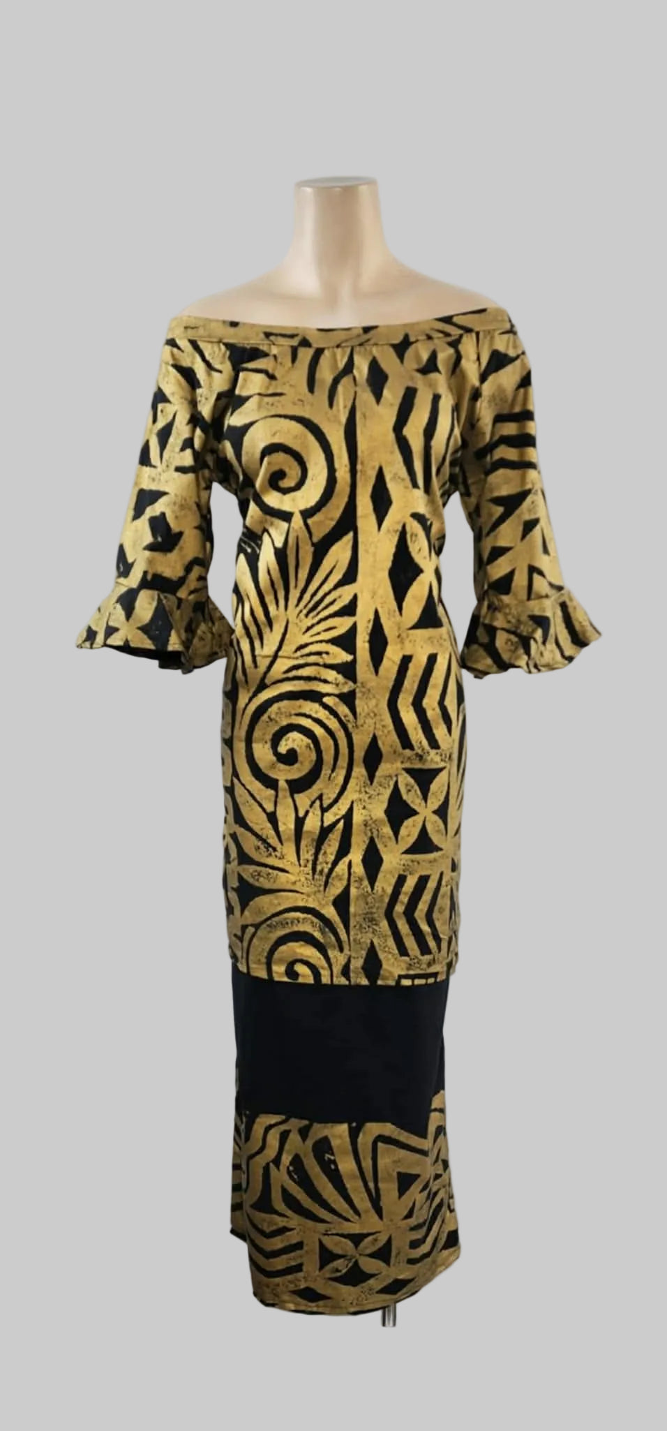 Puletasi Gold/Blk