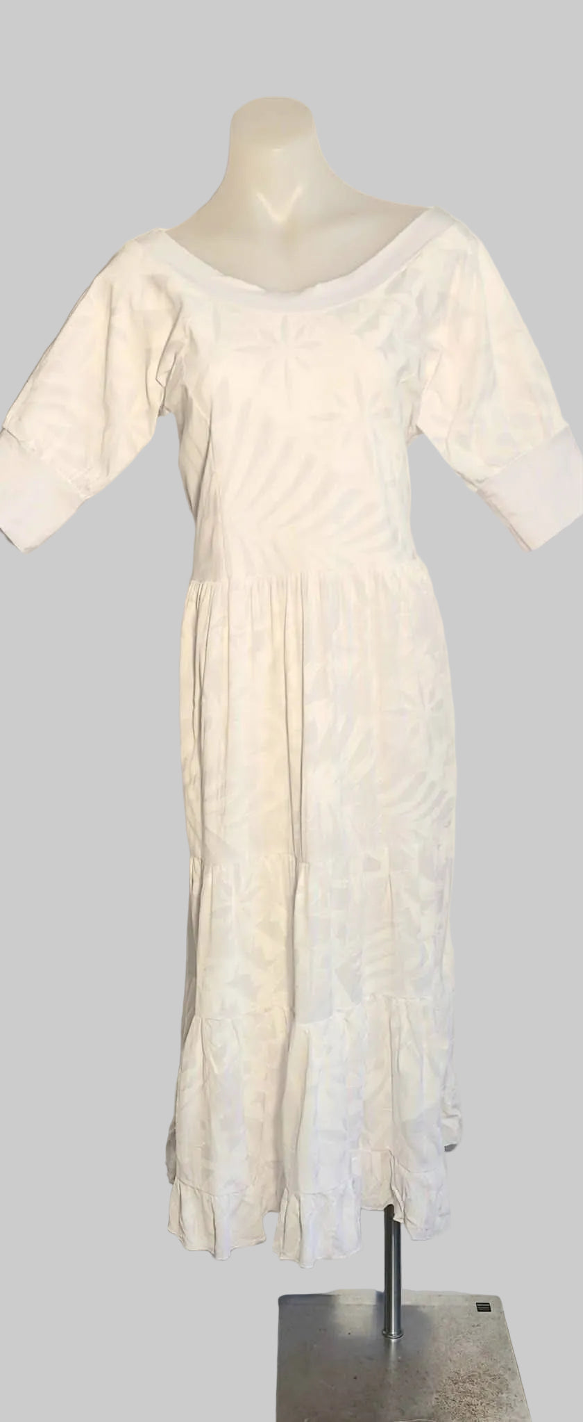 Mermaid Maxi Dress - White