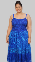 Manea - Blue Singlet Layered Dress