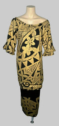Puletasi Gold Blk