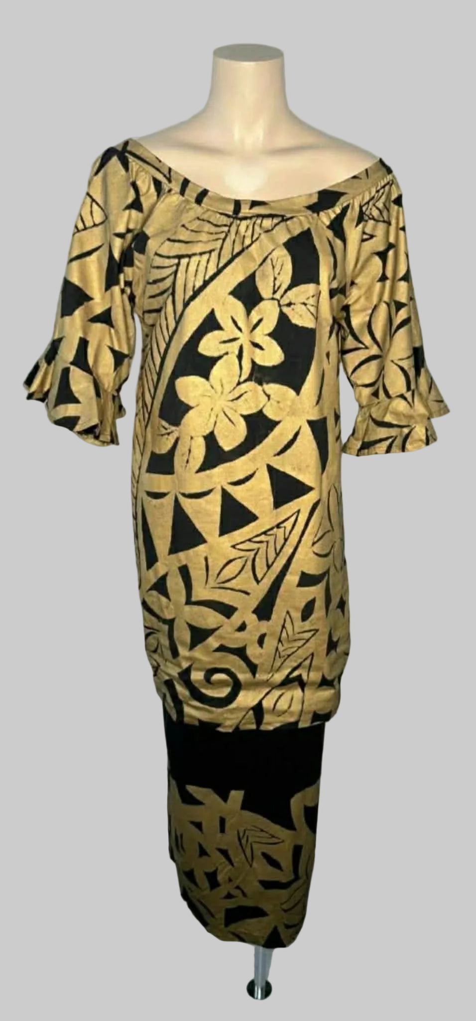 Puletasi Gold Blk