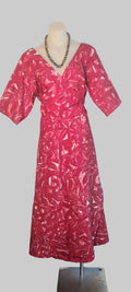 Manea Overlap Dress Red Mix