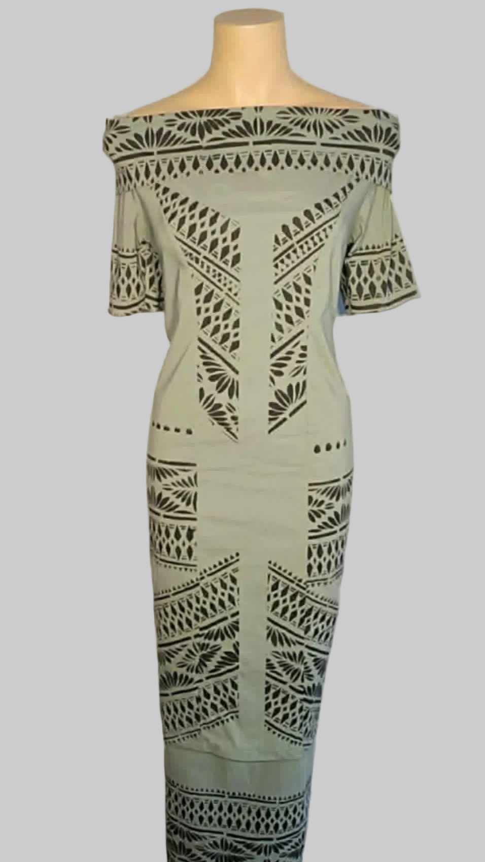 Puletasi - Green & Blk