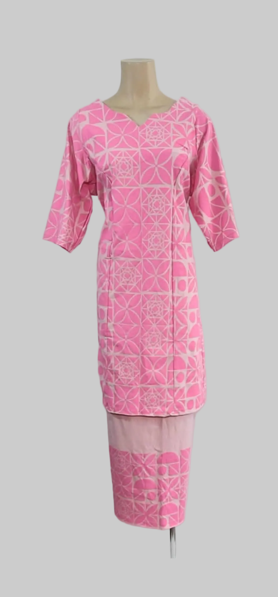 Puletasi - Pink & Wht