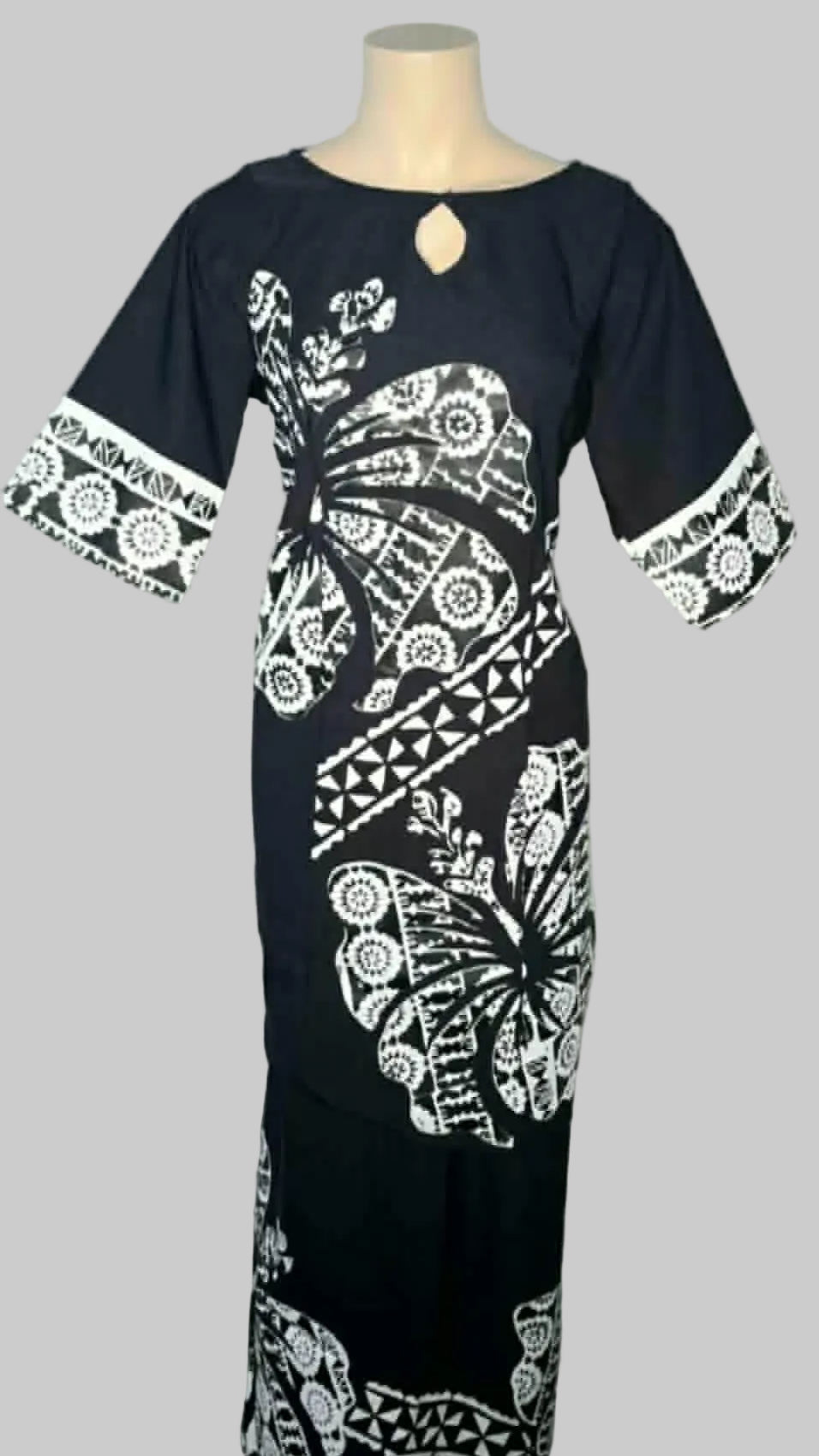 Puletasi - Blk & Wht