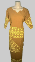 Puletasi - Caramel with yellow