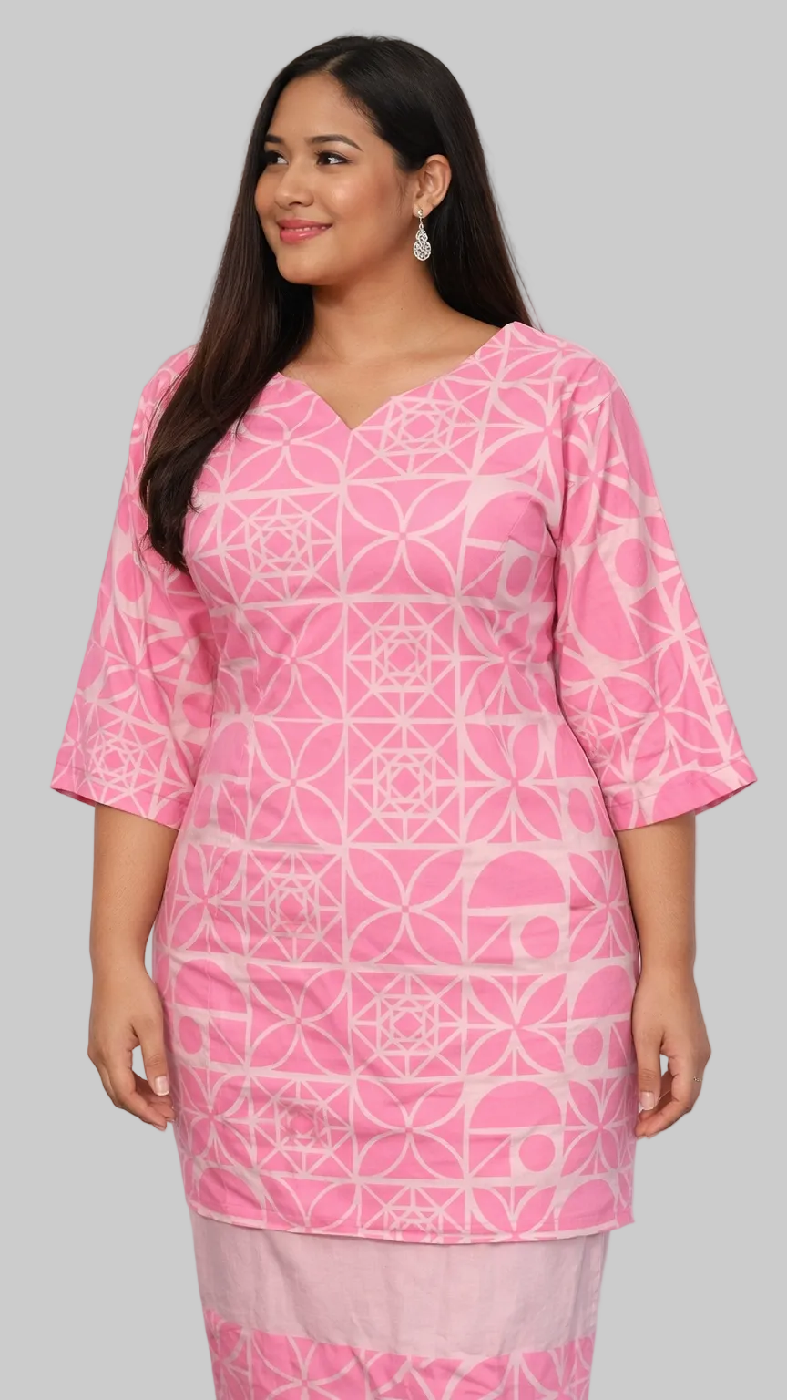 Puletasi - Pink & Wht